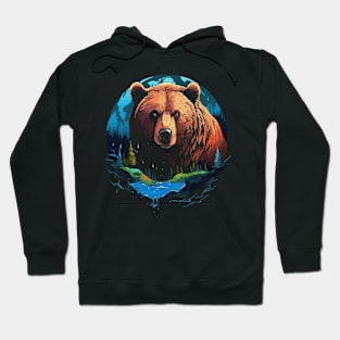 Grizzly Bear Earth Day Hoodie